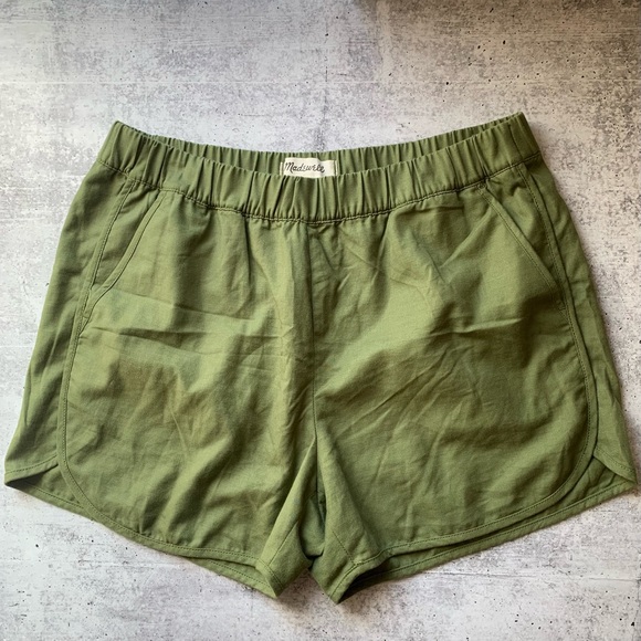 Madewell Pants - MADEWELL Pull-On Shorts Desert Olive